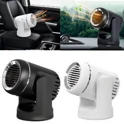 360° Rotate Car Fan Heater 3 Adjustable Power Turbine Heating Fan Heater Car Windshield Defrosting Demister Warm Heater Home
