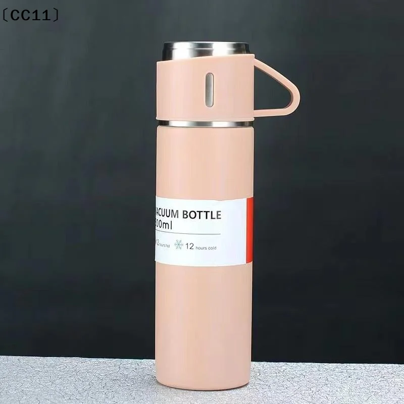 500ML Stainless Steel Vacuum Flask Gift Office Business Thermos Bottle Outdoor Hot Water Thermal Insulation Couple Cup〔CC11〕 view 6