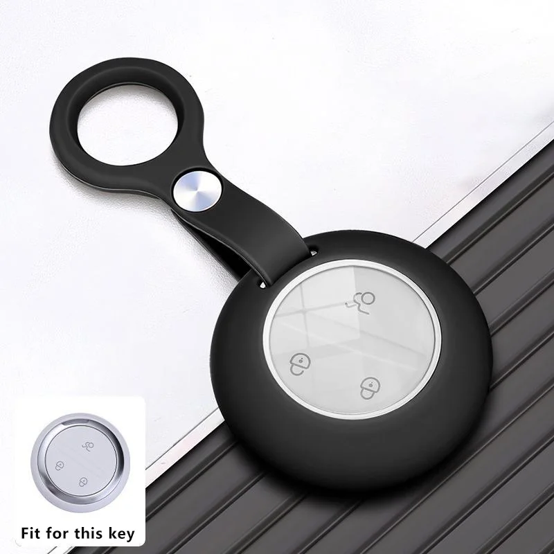 Silicone Car Key Case Fob for Chery QQ3 EV QQ 3 Modern Edition 2027 2026 Accessories Keychain Remote Protection Cover Shell Ring