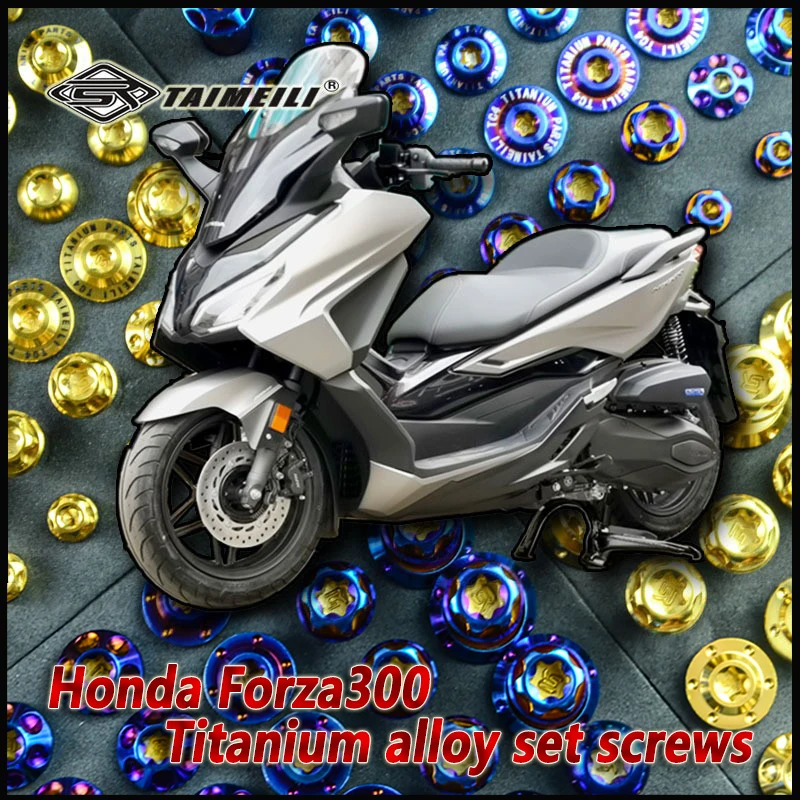 

TAIMEILI titanium alloy screws are suitable for repairing and modifying screws in the Forza300 motorcycle set NO.1
