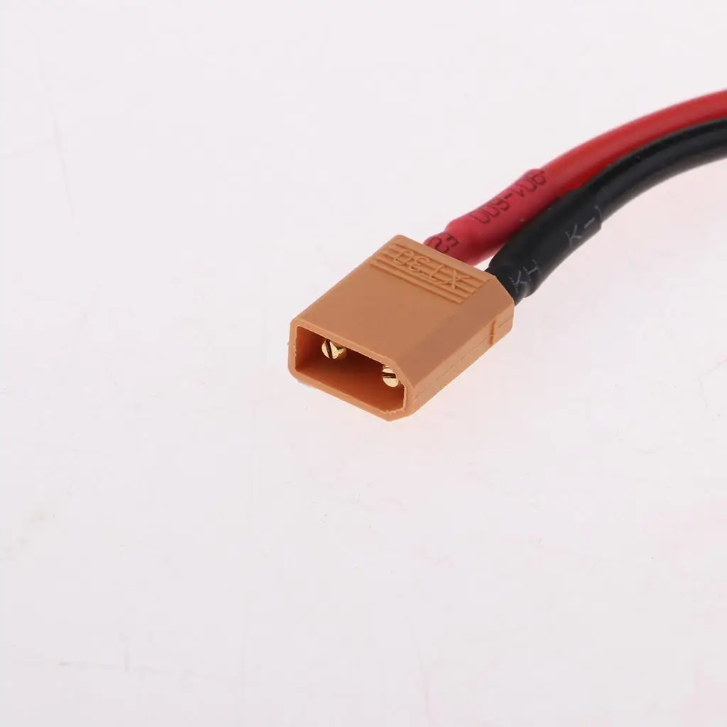 Cabo 4mm /banana para XT30 16AWG 35,5cm para bateria RC LiPO