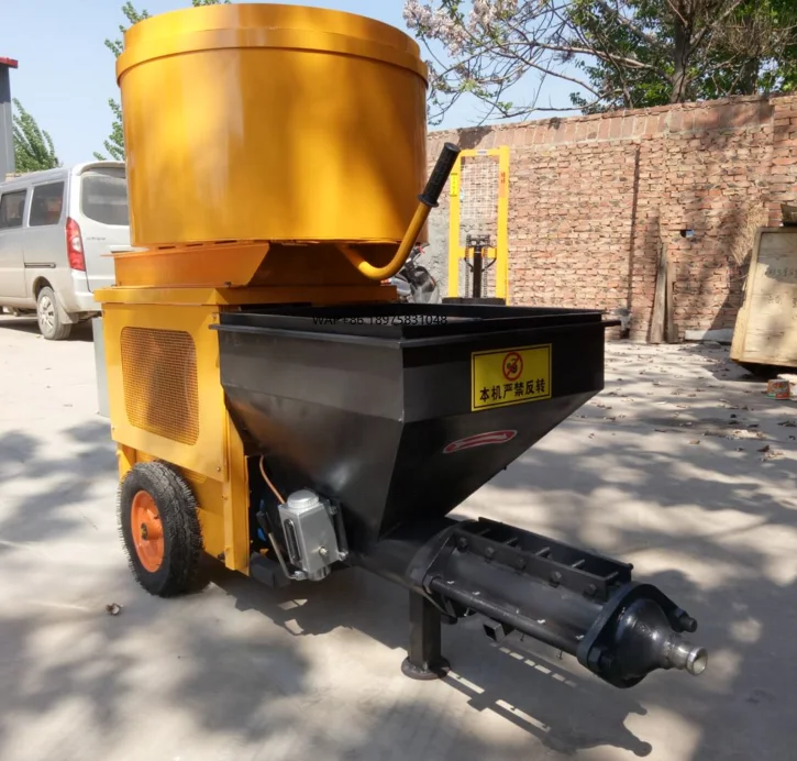 

Shanghai High Quality Cement Mortar Stucco Sprayer Spraying Sand Machine