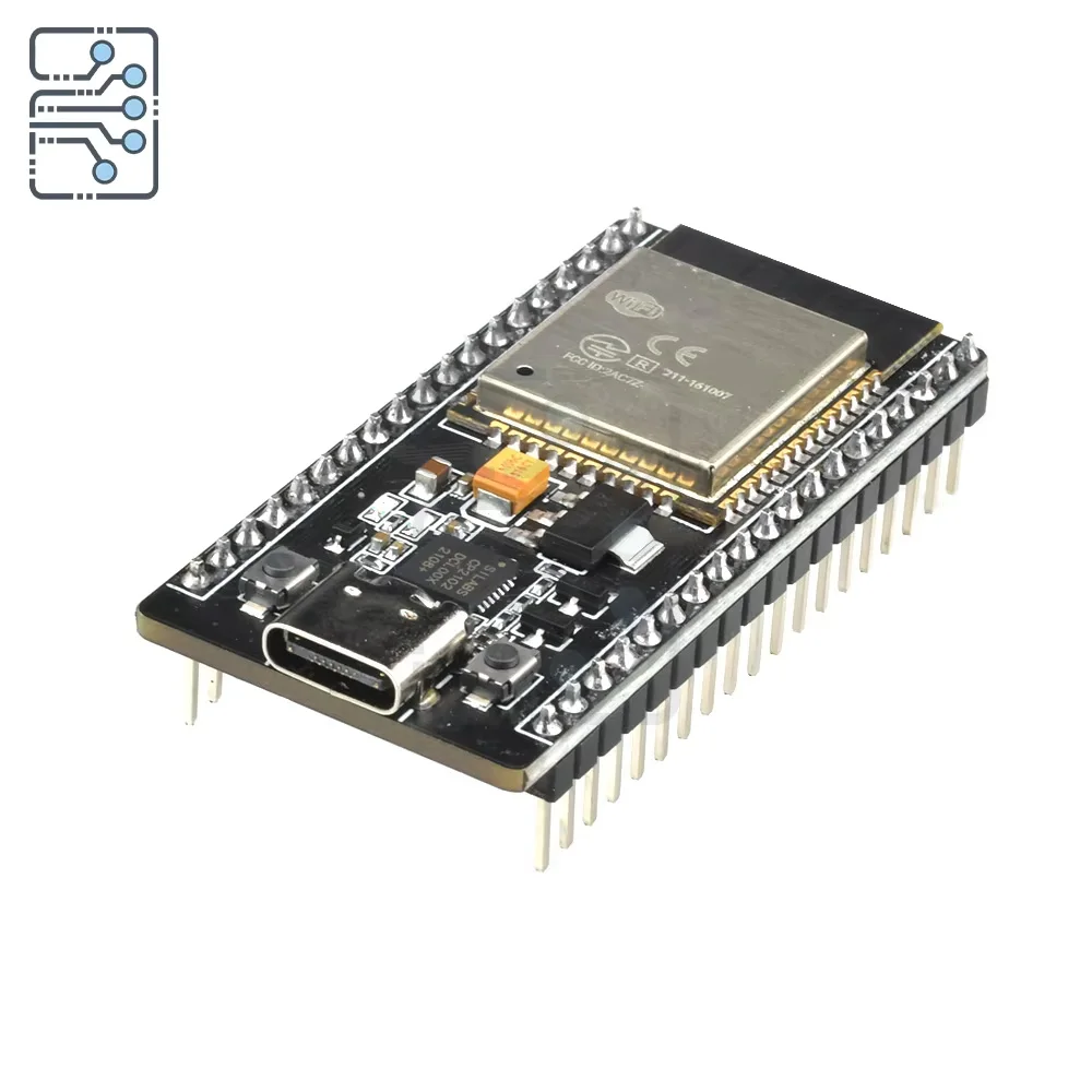 لوحة تطوير ESP32 -32 TYPE-C CH340C/ CP2102 WiFi + بلوتوث استهلاك طاقة منخفض للغاية وحدة لاسلكية ثنائية النواة