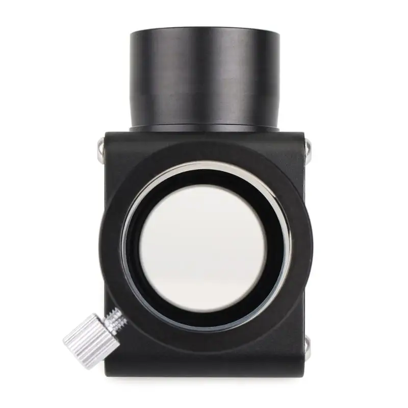 1.25 inches 90 Degree Zenithal Mirror Diagonal Adapter Erect Images Fully Metal for Refracting Eyepiece Lens