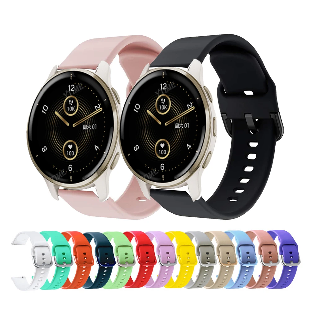 Colorful silicone 20mm smartwatch strap COLMI P28 Plus/V23 Pro/V23/Land 1 2S/M40/i20/P8 SE Bracelet wristband