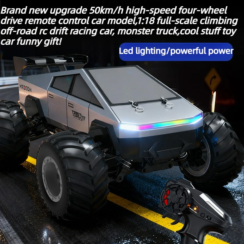 50km/h High-speed 4WD Rc Truck,Full Scale Off-road Rc Cars,Remote Control Car,Monster Truck,Cool Stuff Funny Gift,Toys for Kids