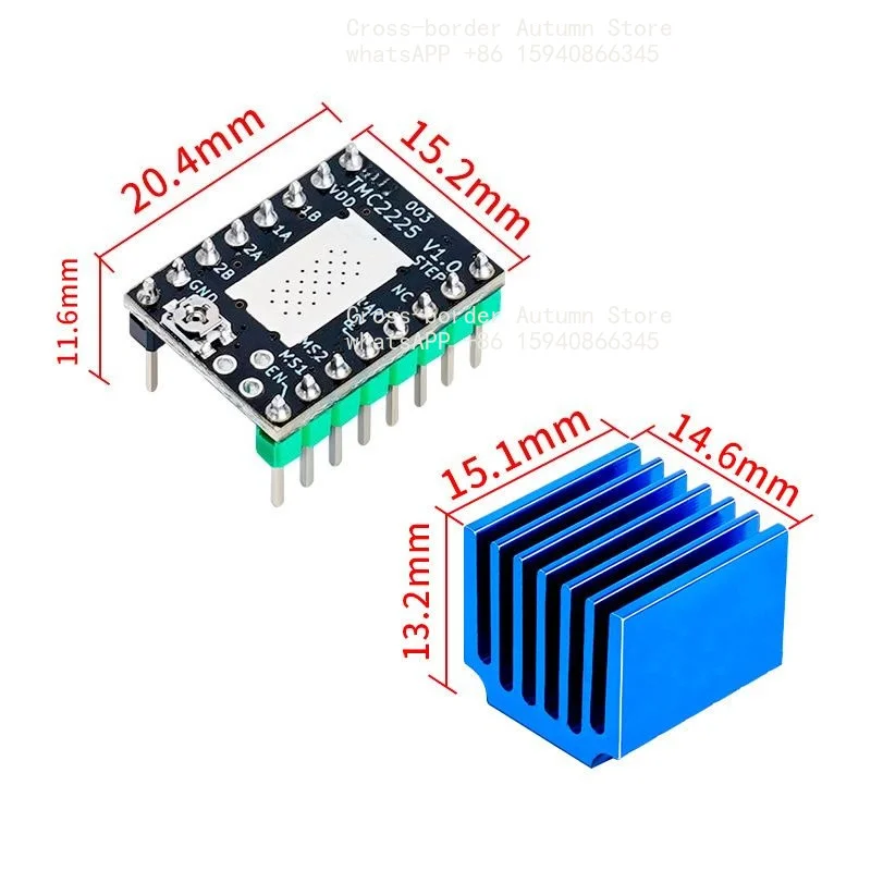 TMC series stepper motor driver module 3D printer accessories 256 subdivision mute replacement A4988