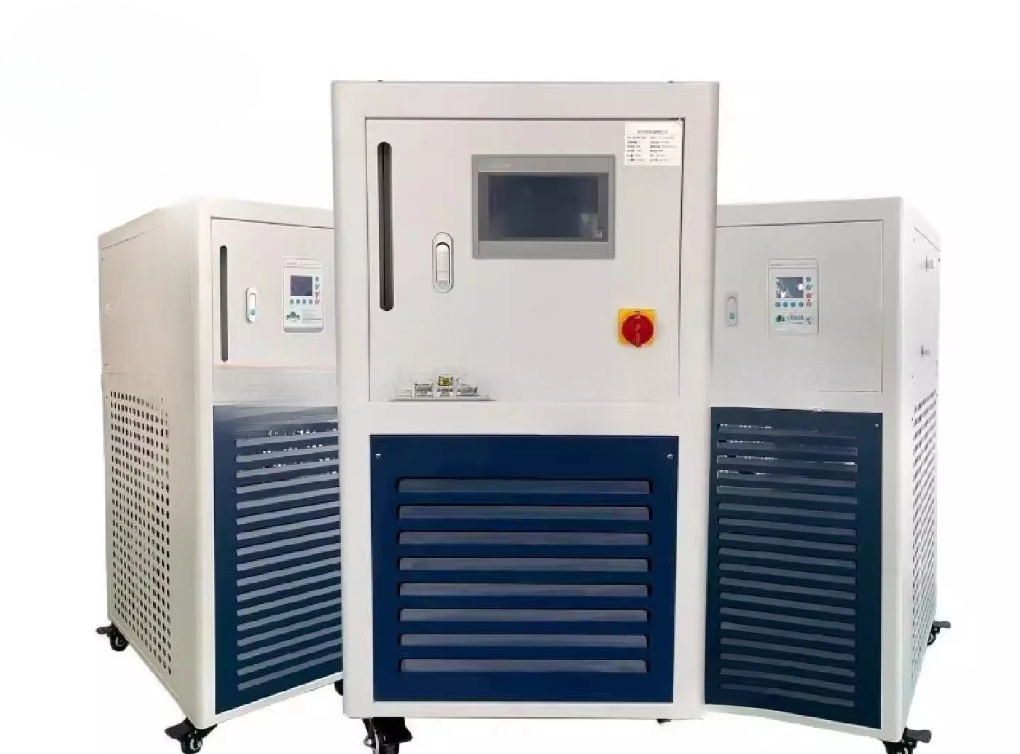 Microchannel Reactor Cold and  Temperature Control High and Low Temperature Cycle Integrated Machine