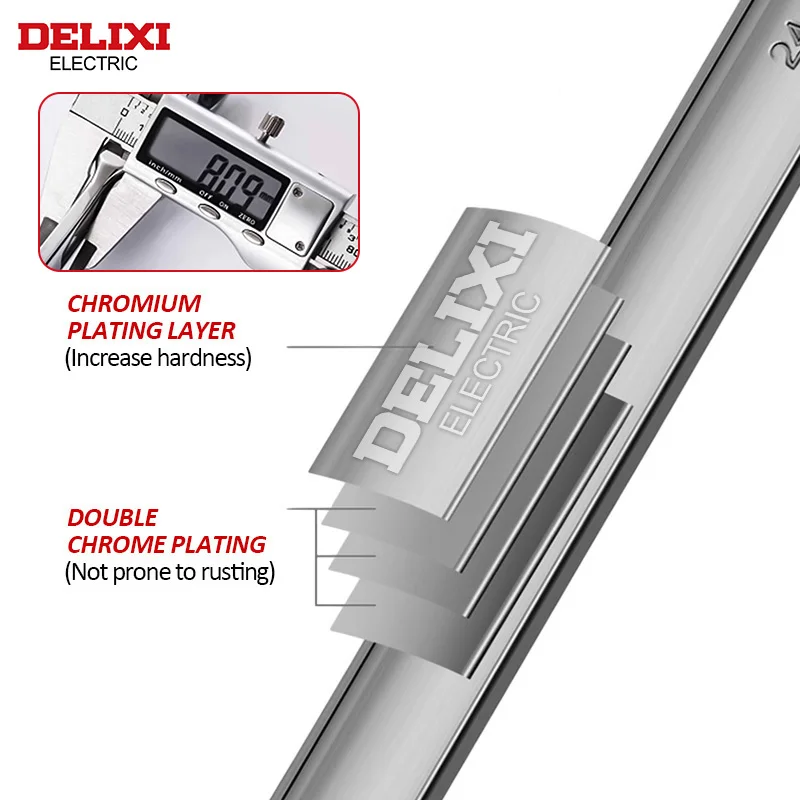 DELIXI ELECTRIC Ratchet Wrench 72-Tooth Multifunctional Open-ended Torx Wrench，Flexible Head Mirror Finish， Auto Repair Tools