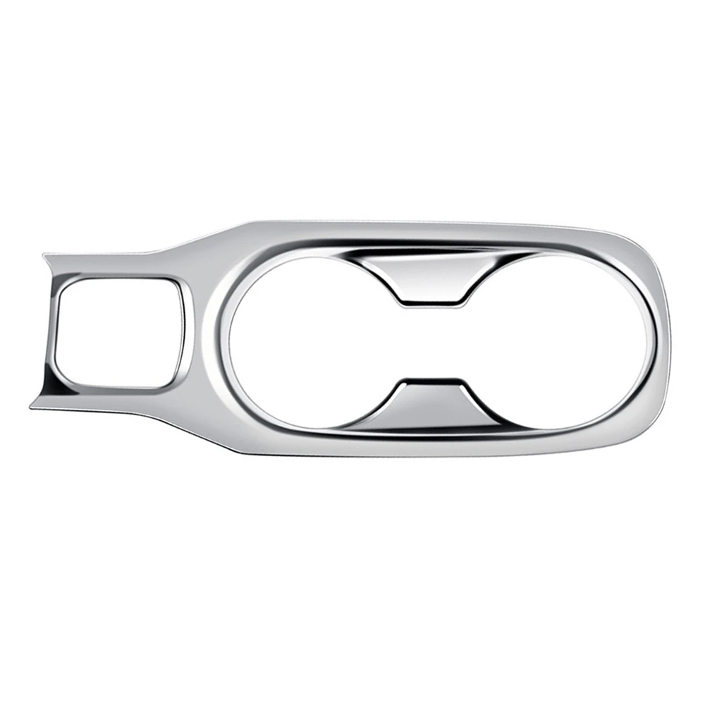 سيارة فضي مركز وحدة التحكم كوب ماء حامل غطاء الديكور ، ملصقات تشذيب لتويوتا كورولا كروس