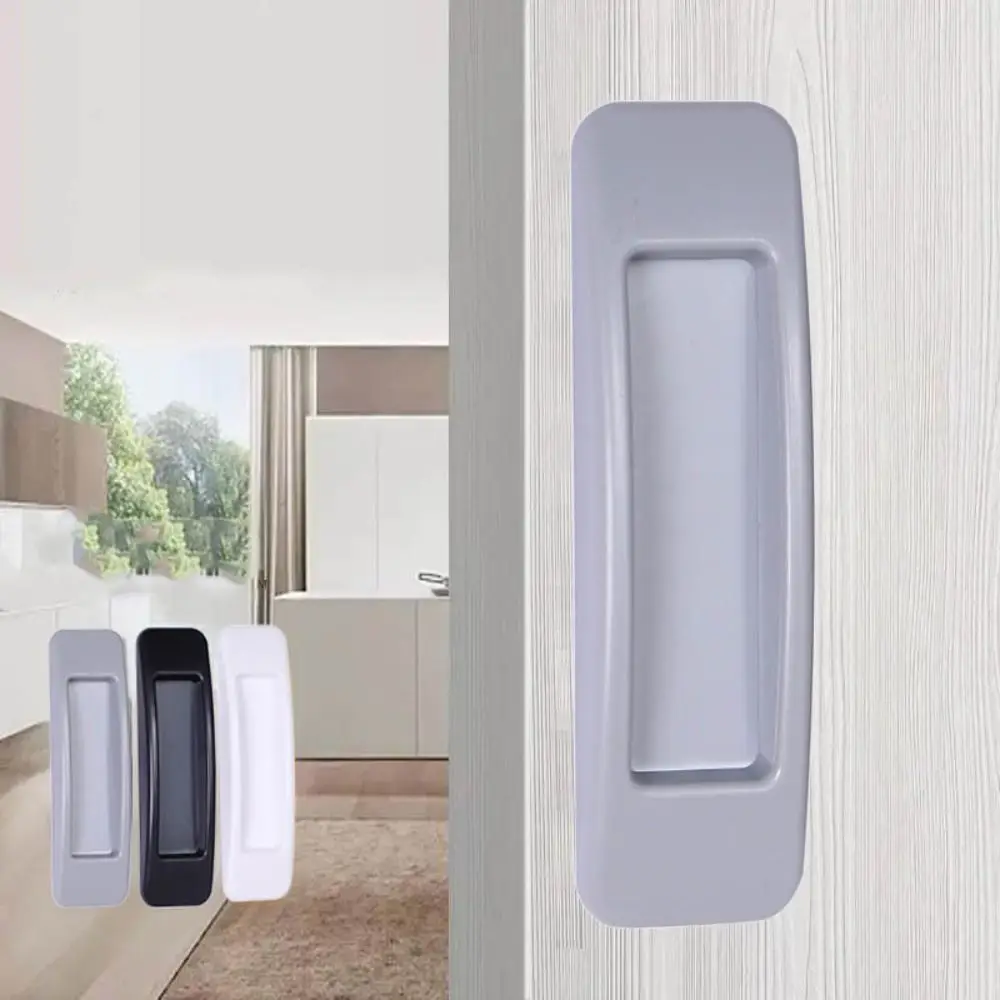 

1pair 1Pair Plastic Door Handle Paste Self-Adhesive Wardrobe Pull Furniture Accessories for Interior Doors