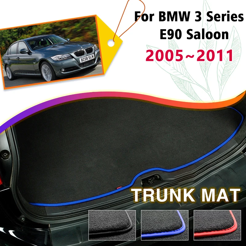 

Car Trunk Mat For BMW 3 Series E90 Saloon 2005~2011 Boot Cargo Liner Tray Rear Trunk Luggage Carpet Pads Auto Rugs Accessories