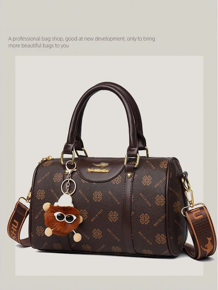 Trend Japanese Korean Style PU Single Shoulder Crossbody Bag Casual Temperament Fresh Artistic New Design