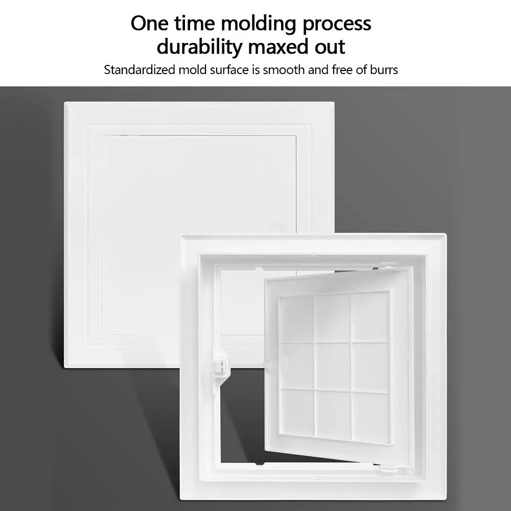 New Self-adhesive Access Panel Door Plastic Press-type Opening Flap Cover Plate White Inspection Hole Doors Wall Ceiling