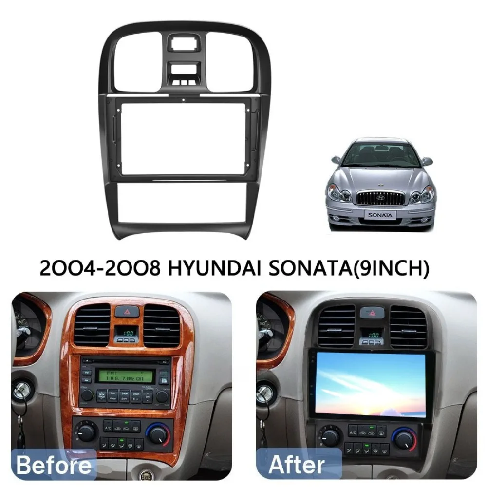 

For HYUNDAI 2004-2009 SONATA 9INCH Car Radio Android Stereo audio screen multimedia video player navigation frame