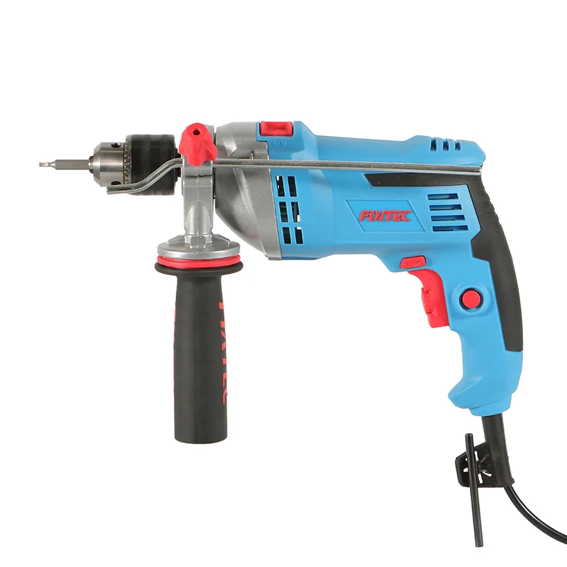

Ready Stock China Power Tools Aluminum Gear Housing 220V 850W Handheld Portable 13mm Electric Impact Drill Set