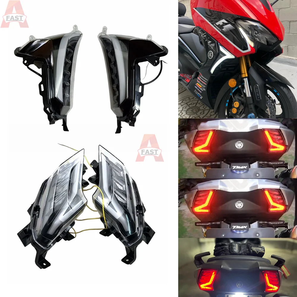 

LED Indicators Front Rear Turn Signal Light For TMAX 530 2017 2018 2019 DX SX TMAX530 T-MAX530 T-MAX 530 Tail Brake Lights