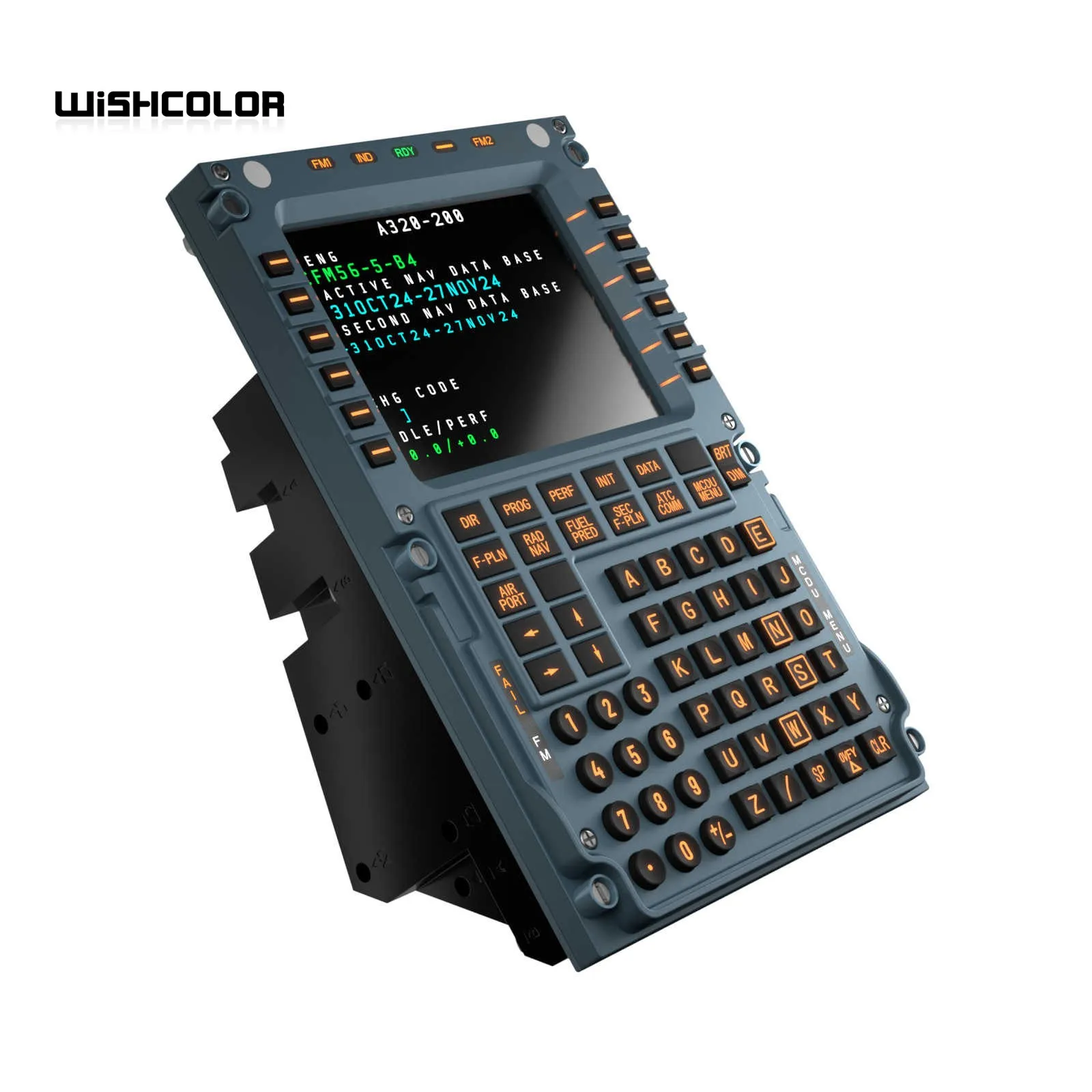 Hamgeek WINWING A320 MCDU Flight Control Panel for Toliss Fenix Game Simulator Compatible with X-Plane MSFS