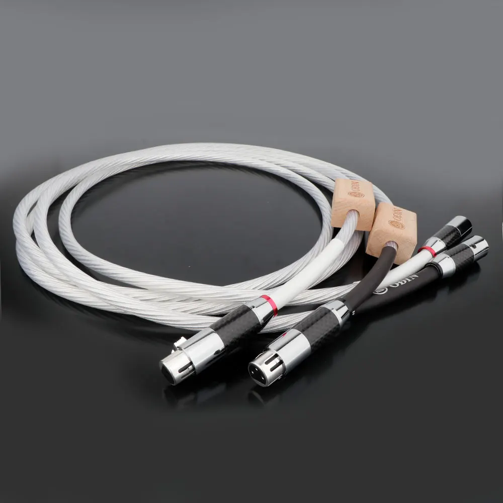 Pair Nordost Odin XLR Cable Interconnects Audio Cable With Carbon Fiber XLR Balanced Male Female