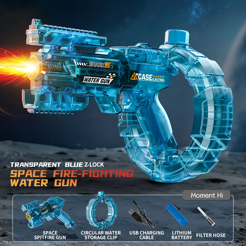 Elektrische waterpistolen voor volwassenen Krachtige spuitmond Automatische waterzuiging Waterblasters Zomer buiten strand speelgoed voor jongens Kindercadeau