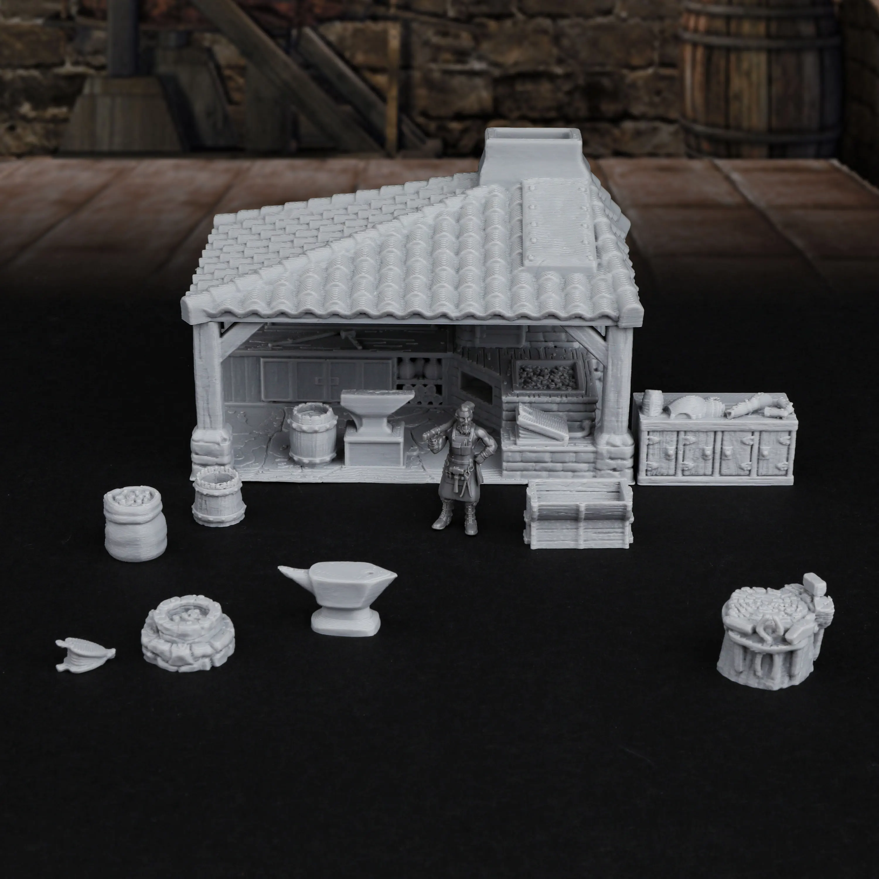 RPG 대장장이 가게 미니어처 지형 세트 - 몰입감 넘 - Gaming Accessories Shop 리뷰 및 가격