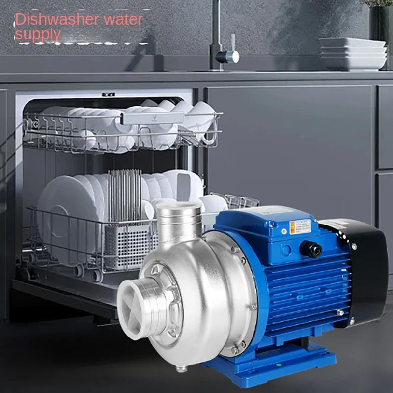 370W Stainless Steel Sewage Pump Semi Open Impeller Acid Alkali Resistant Centrifugal Pump For Wastewater Impurity Drainage