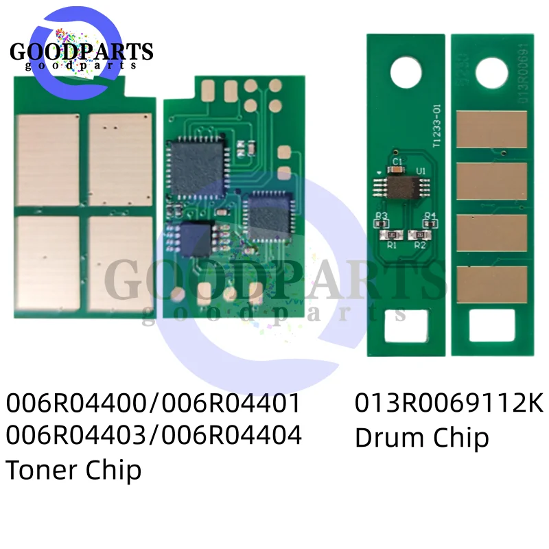1 chip de cartucho de tóner para Xerox B230 B225 B235 006R04400 006R04401 006R04403 006R04404, chip de reinicio para tambor de impresora 013R00691