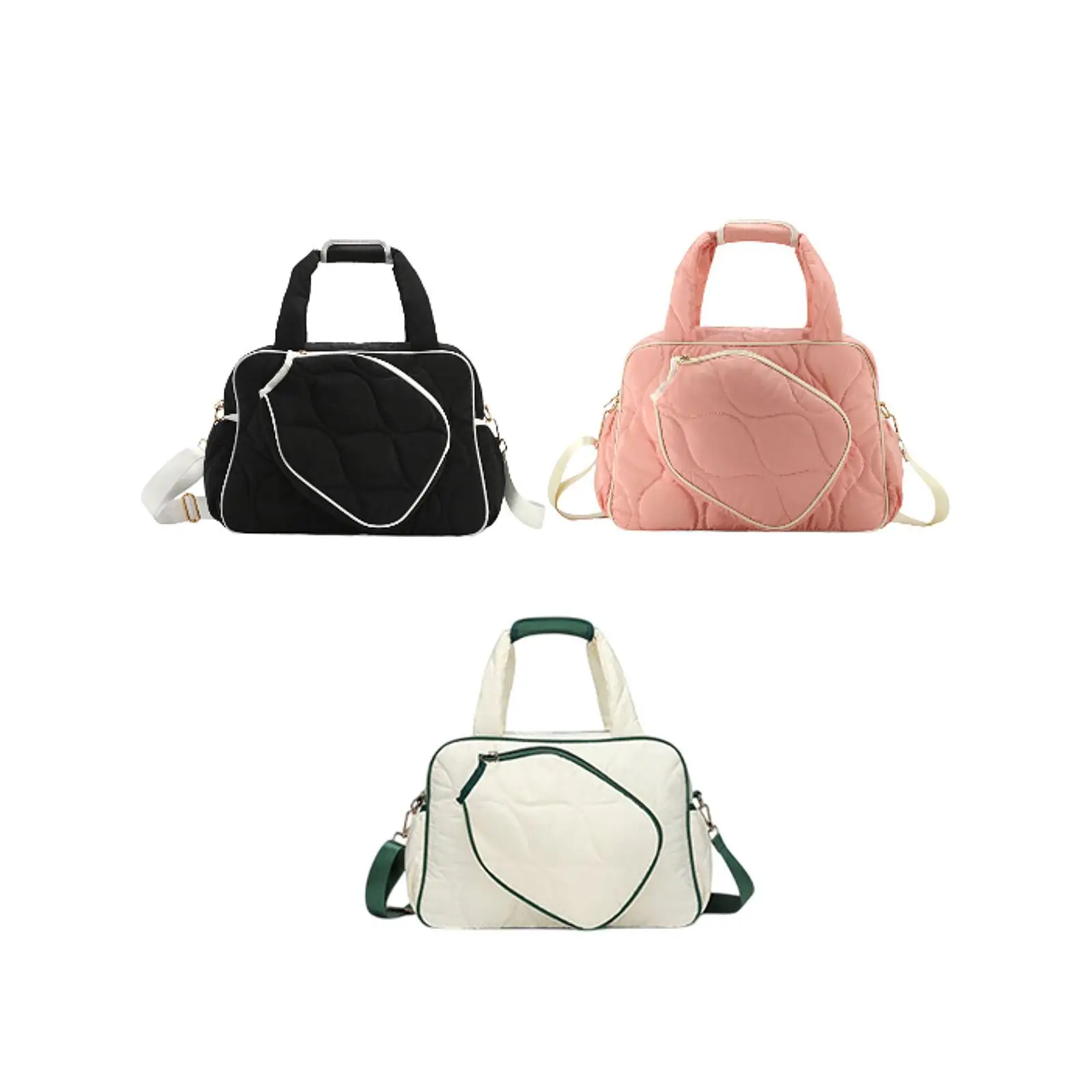 

Pickleball Bag with Water Bottle Holder Racquet Bag Lightweight Racket Bag