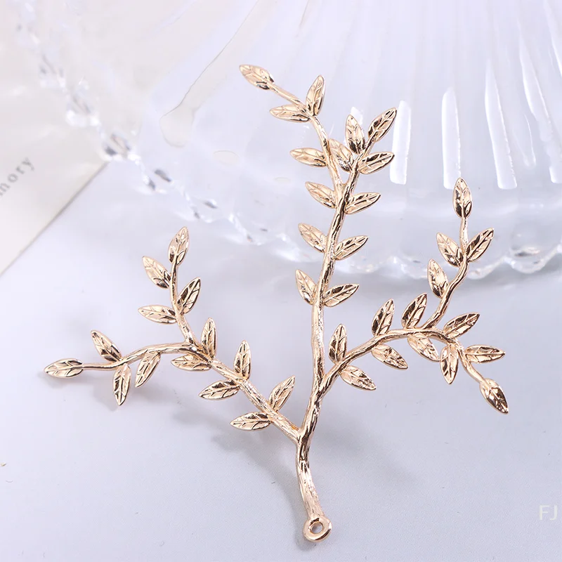 [YU] 2 pièces pendentifs de branche d'arbre en osier pour Cabochon camée accessoires de fabrication de bijoux à bricoler soi-même