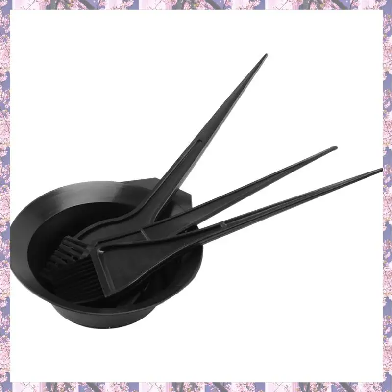 L73A 2025-10 مجموعة لون الشعر صبغ السلطانية مشط فرش مجموعة أدوات تلوين تينت #6