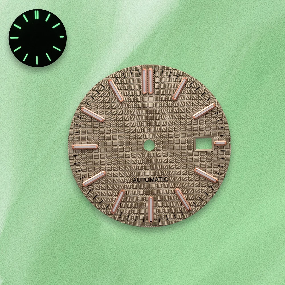 31.8 مللي متر S شعار صغير مربع AP الطلب مناسبة لحركة NH35/NH36/4R/7S بيع مثل الساخن ساعة تعديل الملحقات