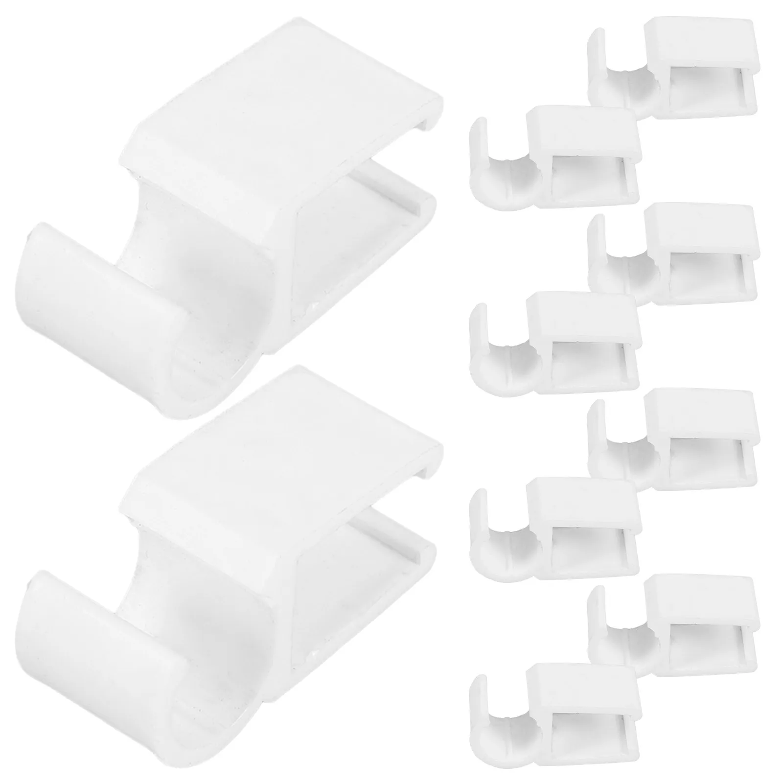 

20Pcs Pen Holder Clips Adhesive Plastic Self-Stick Whiteboard Pencil Clip Multipurpose Office School Stationery Writing Pen