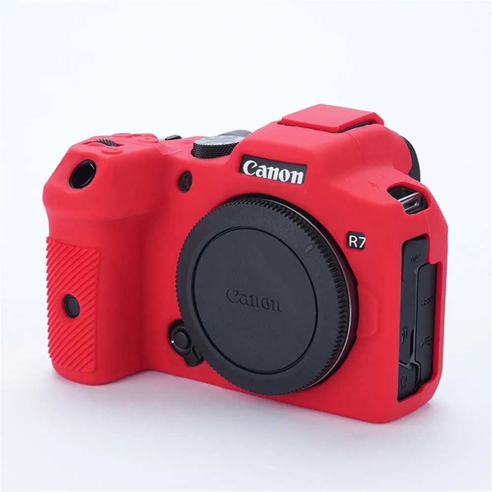 Camera Body Case For Canon EOS R5 R5II R6 R6II R7 R8 RP R10 Soft Silicone Armor Shockproof Rubber Cover Skin