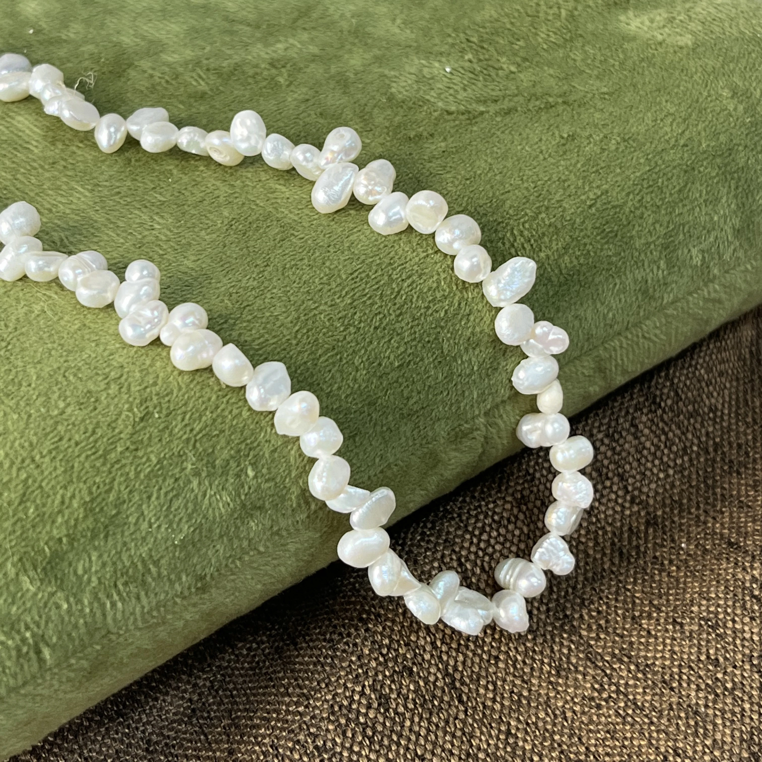

6-7mm AAAA Natural Freshwater Baroque Irregular Pearl Isolated Bead Jewelry Make DIY Necklace Bracelet Accessories Women Wedding
