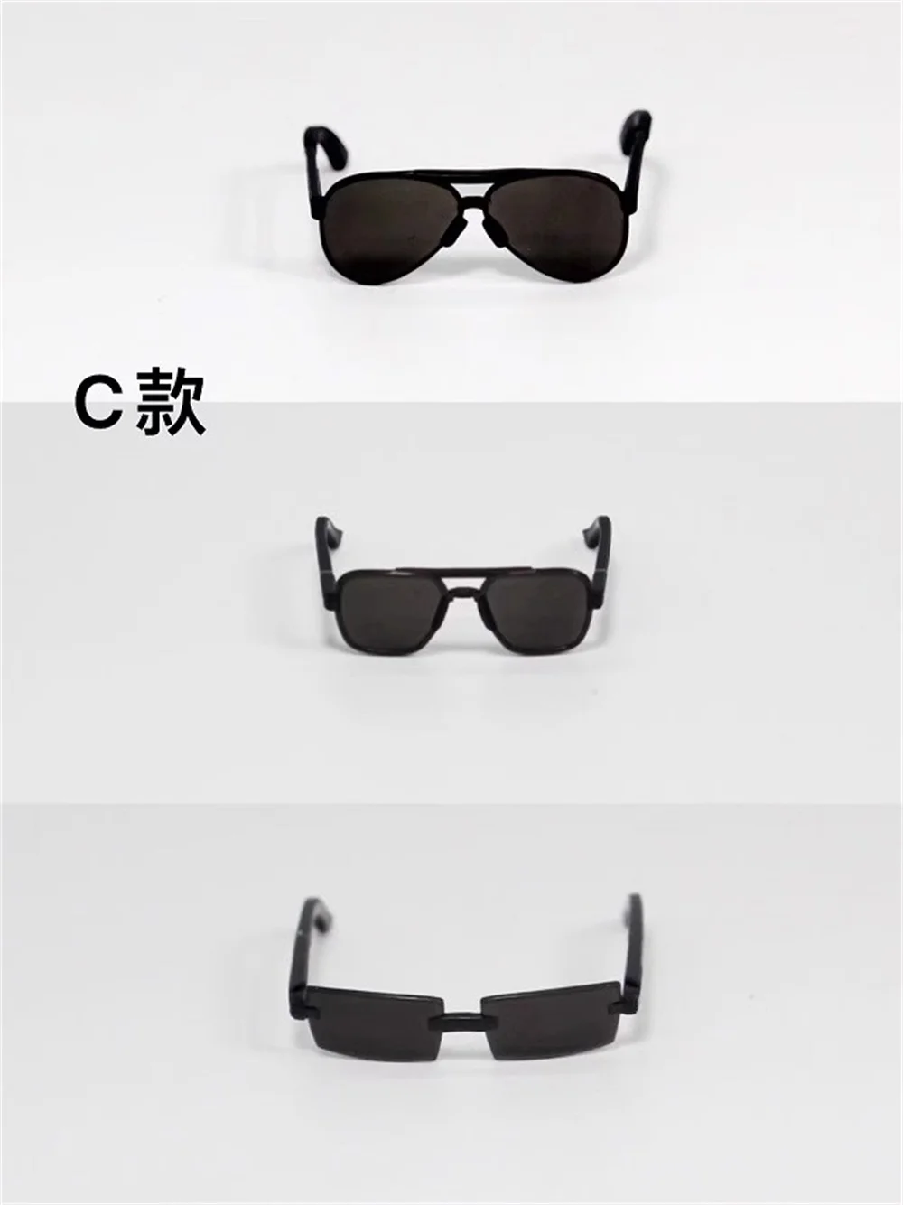 Melhor venda 1/6o EUA moderno. Soldado Piolet Óculos de sol 3 PÇS/SET Material PVC Não Real Para 12 "Componente de Cena de Boneca de Ação DIY