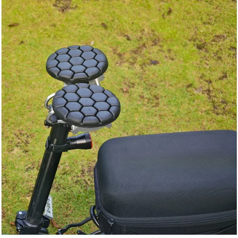Bicycle seat cushion, long-distance seat, widened and enlarged seat, balanced and noseless saddle accessories