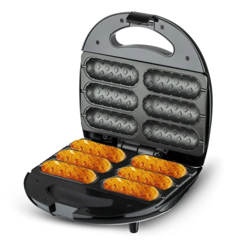 

American standard household hot dog machine, breakfast , frying , grilling sausage , electric cake stall