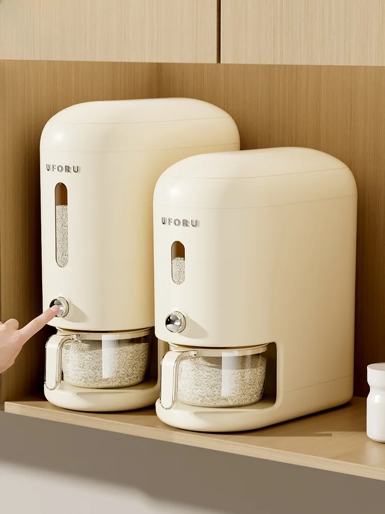 

Sed Moisture Proof Food ade Rice Barrel Pr pe Home Use New 2025 Anti Insect Rice Storage Container Nordic Sle Kit...