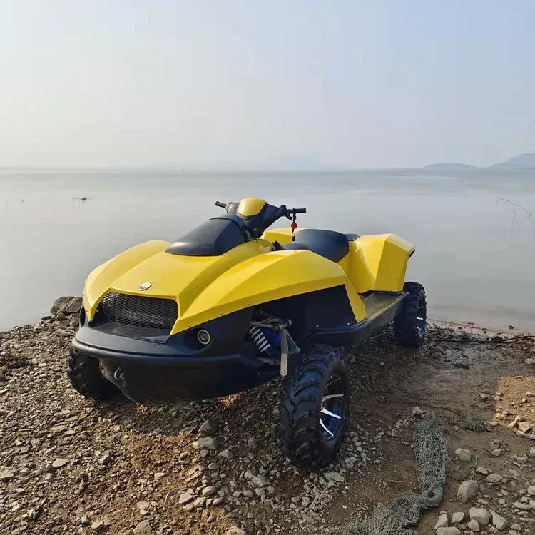 China Top Selling 4 Wheelers Quadski Amphibious Atv Jet Ski Centralized Jet Ski Personal Watercraft