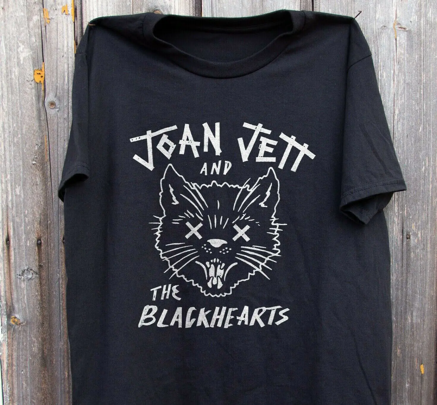 Vintage Joan Jett And The Blackhearts Tour Cotton Black All Size T Shirt Mm364