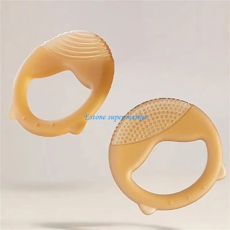 

090B Convenient Teething Toy Soothing Teether Teething Solution for Comfortable Use