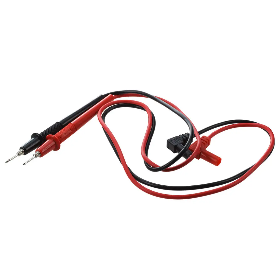 1000V Banana Plugs Detachable Tip Multimeter Probe Test Lead Black Red Pair