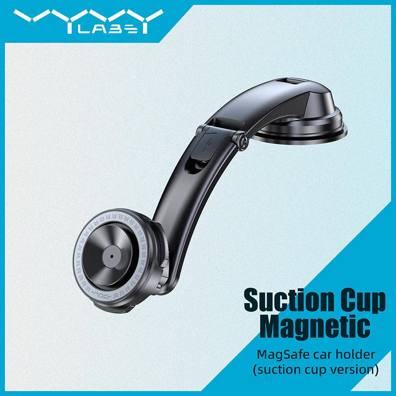 

VYVYLABS Магнитный автомобильный держатель для телефона Air-Mag с двойным замком Автомобильный держатель для телефона для iPhone 17, 16, 15, 14, 13, 12, 11 Pro Max для Xiaomi