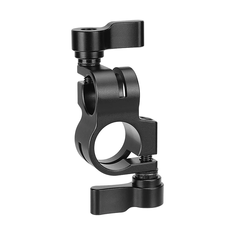 CAMVATE Standard 15mm To 19mm Rod Clamp Adapter Perpendicular Railblock For DSLR Camera Cage Rig,  Shoulder Mount Support Rig