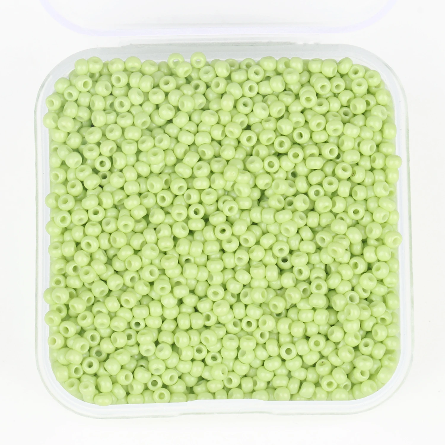 Green Color 2mm Czech Glass Seed Beads Boxed Beads Accessories For Jewelry Making DIY Bracelet Material Supplier 4000pcs/Box