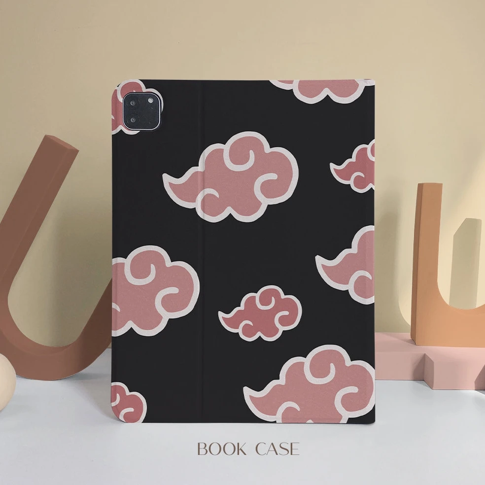 أنيمي الكرتون سحابة مع حامل قلم رصاص ، Funda حافظة لجهاز iPad Air ، 5th ، 4th ، 10.9 ، Pro 11 ، 10.2 ، 8 ، 9th ، Air3 ، Pro 10.5 ، 10th ، 2022