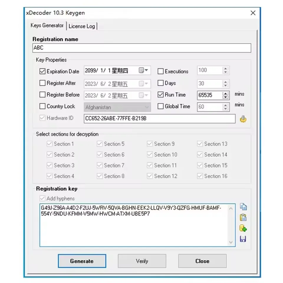 

New XDecoder 10.3 DTC Remover DTC OFF Delete Software Disable Error off DTCRemover for many Laptops