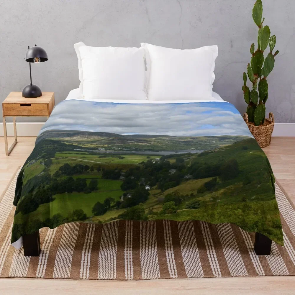 Beautiful Lake District Throw Blanket Decorative Sofa Bed Custom Blankets