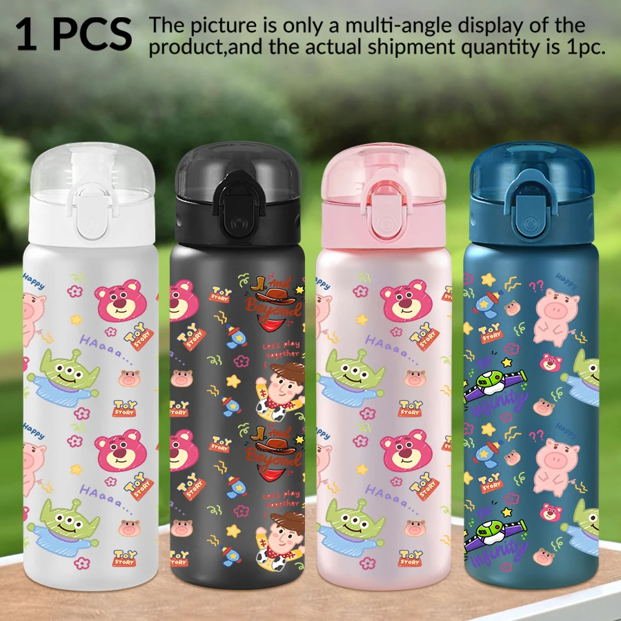 

1 шт., пластиковая бутылка для воды Disney Toy Story с клубничным медведем, 26 унций, спортивная чашка для воды на открытом воздухе, подарок на день рождения/повернення домой