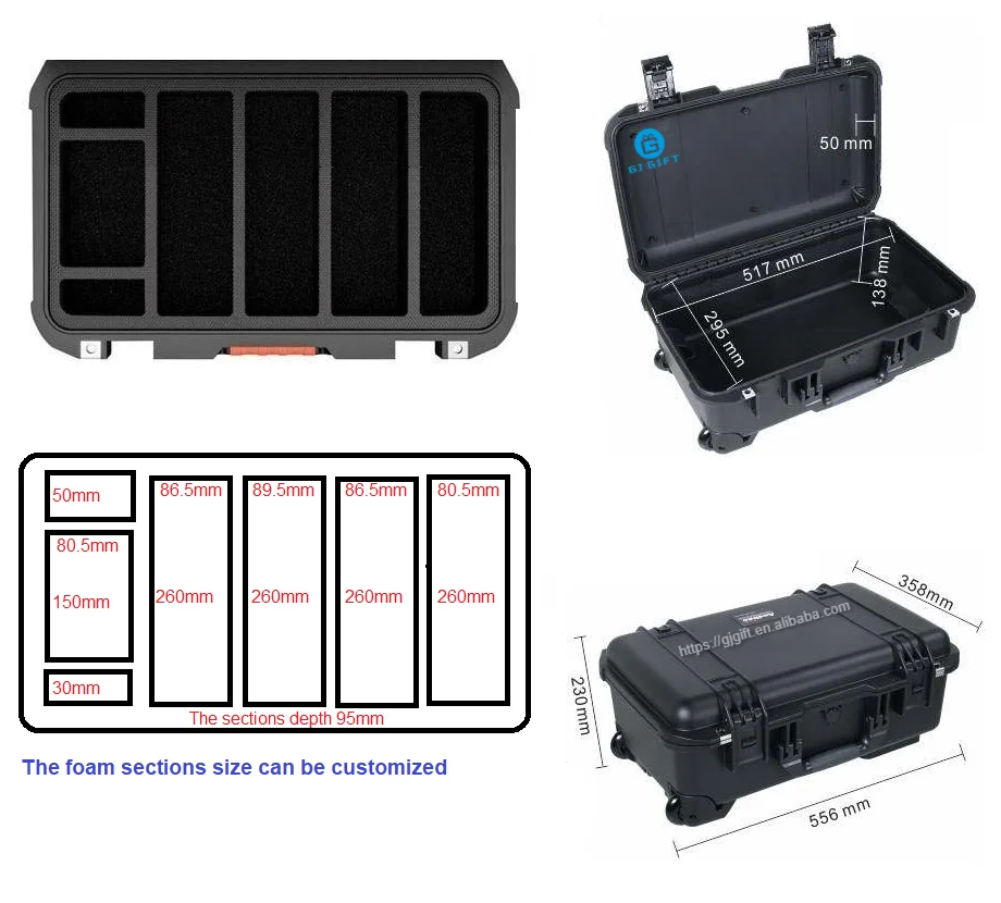 Hard Shell Carrying Cases for Sports Cards Graded Card Storage Box for BGS and PSA Waterproof ABS Case Slab Holder